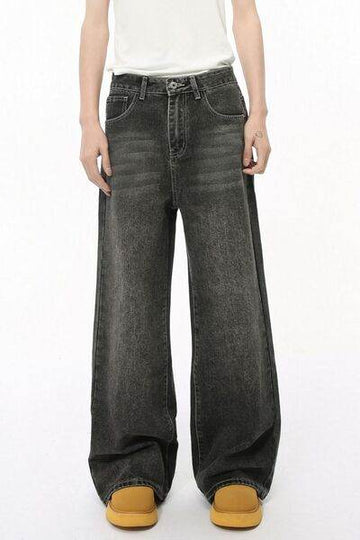Wide Leg Men's Jeans with Pockets - Hovatok