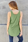 Basic Bae Bamboo Full Size Round Neck Tank - Hovatok