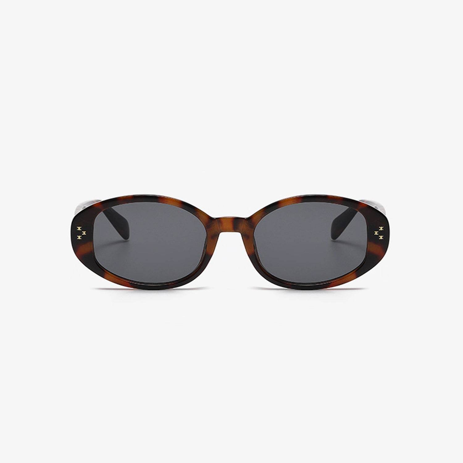 Polycarbonate Frame Oval Sunglasses - Hovatok
