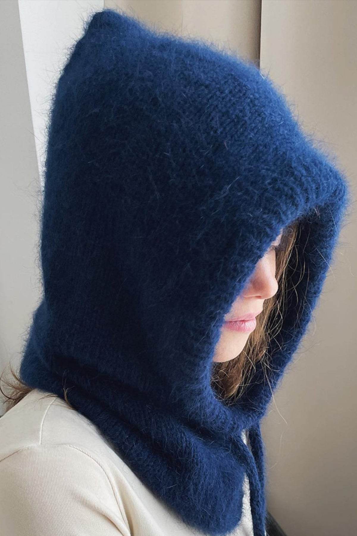 Drawstring Solid Color Thermal Knit Hat - Hovatok