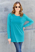 Basic Bae Full Size Round Neck Long Sleeve Top - Hovatok