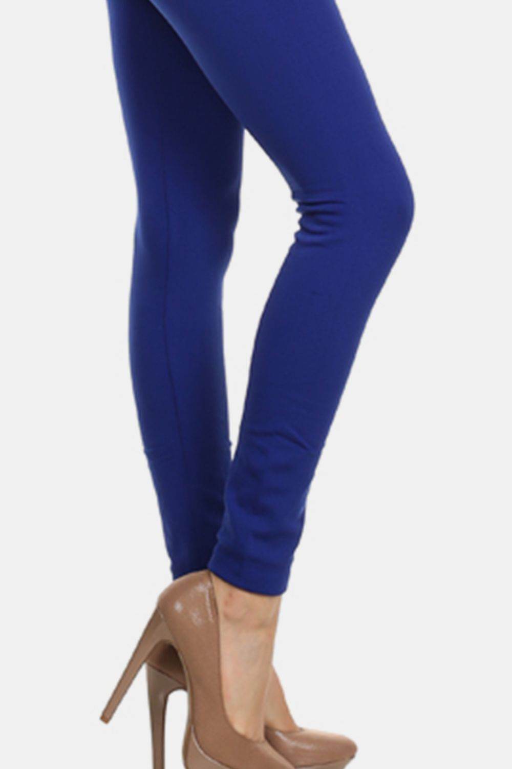 Yelete Seamless High Waist Fleece Leggings - Hovatok