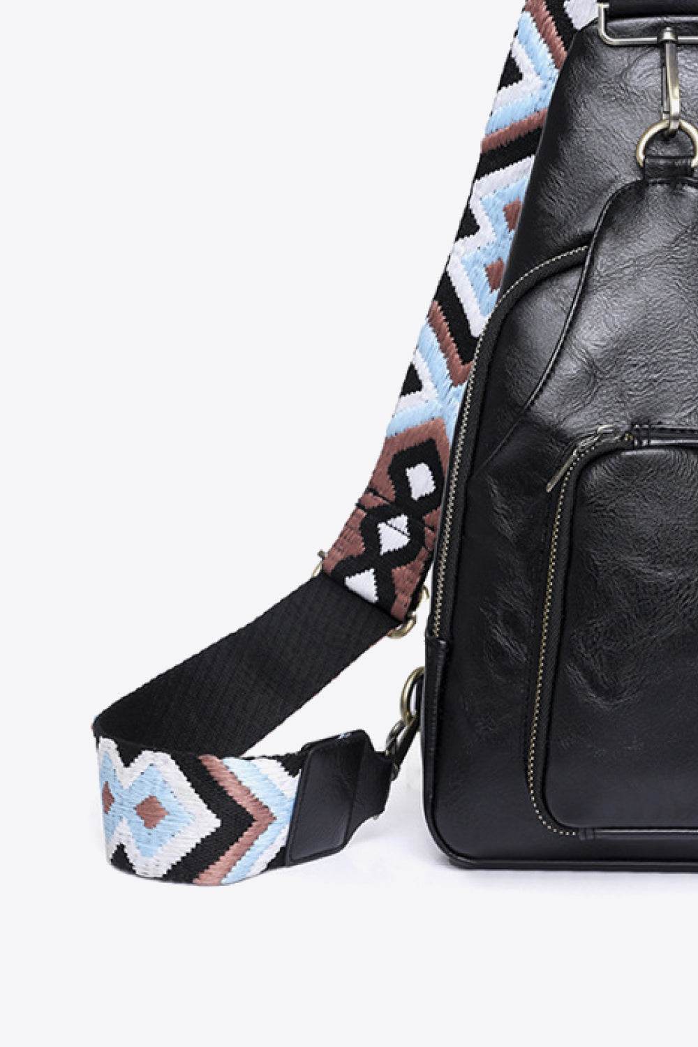 Adored Take A Trip PU Leather Sling Bag - Hovatok