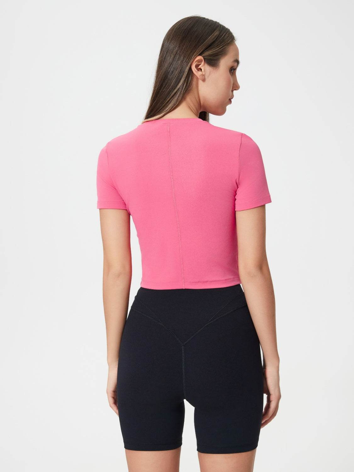 Millennia Round Neck Short Sleeve Active T-Shirt - Hovatok