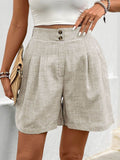 Perfee Frill Shorts with Pockets - Hovatok