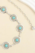Vintage Turquoise Alloy Belt - Hovatok