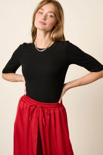 Mittoshop Round Neck Half Sleeve T-Shirt - Hovatok