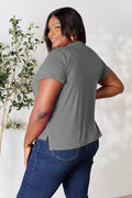 Basic Bae Full Size Round Neck Short Sleeve T-Shirt - Hovatok