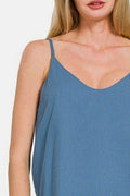 Zenana Two Layered Spaghetti Strap Cami - Hovatok
