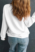 Football Round Neck Long Sleeve Sweatshirt - Hovatok