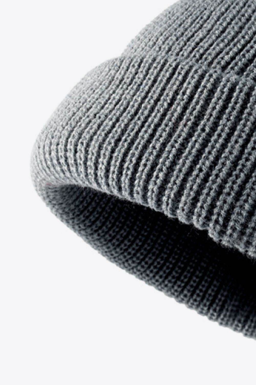 Calling For Winter Rib-Knit Beanie - Hovatok