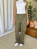 RFM Full Size High Rise Garment Dye Wide Leg Jeans - Hovatok