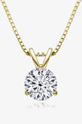 Adored Show Off 1 Carat Moissanite Pendant Necklace - Hovatok