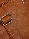 PU Leather Adjustable Strap Shoulder Bag - Hovatok
