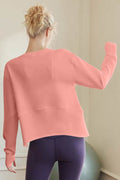 Basic Bae Air Scuba Round Neck Long Sleeve Sweatshirt - Hovatok