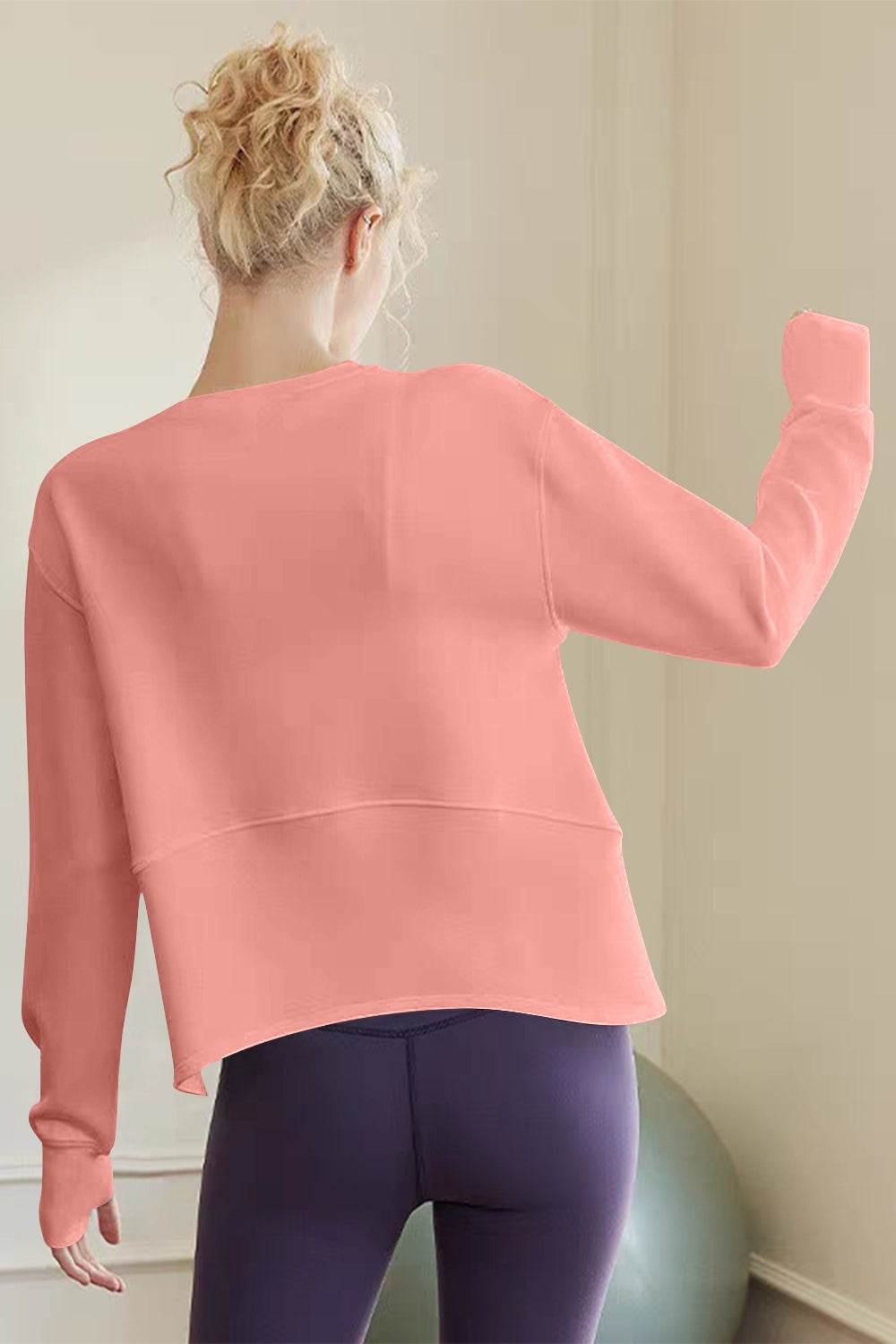 Basic Bae Air Scuba Round Neck Long Sleeve Sweatshirt - Hovatok