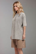 Basic Bae Round Neck Half Sleeve T-Shirt - Hovatok