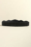 PU Leather Zinc Alloy Buckle Belt - Hovatok