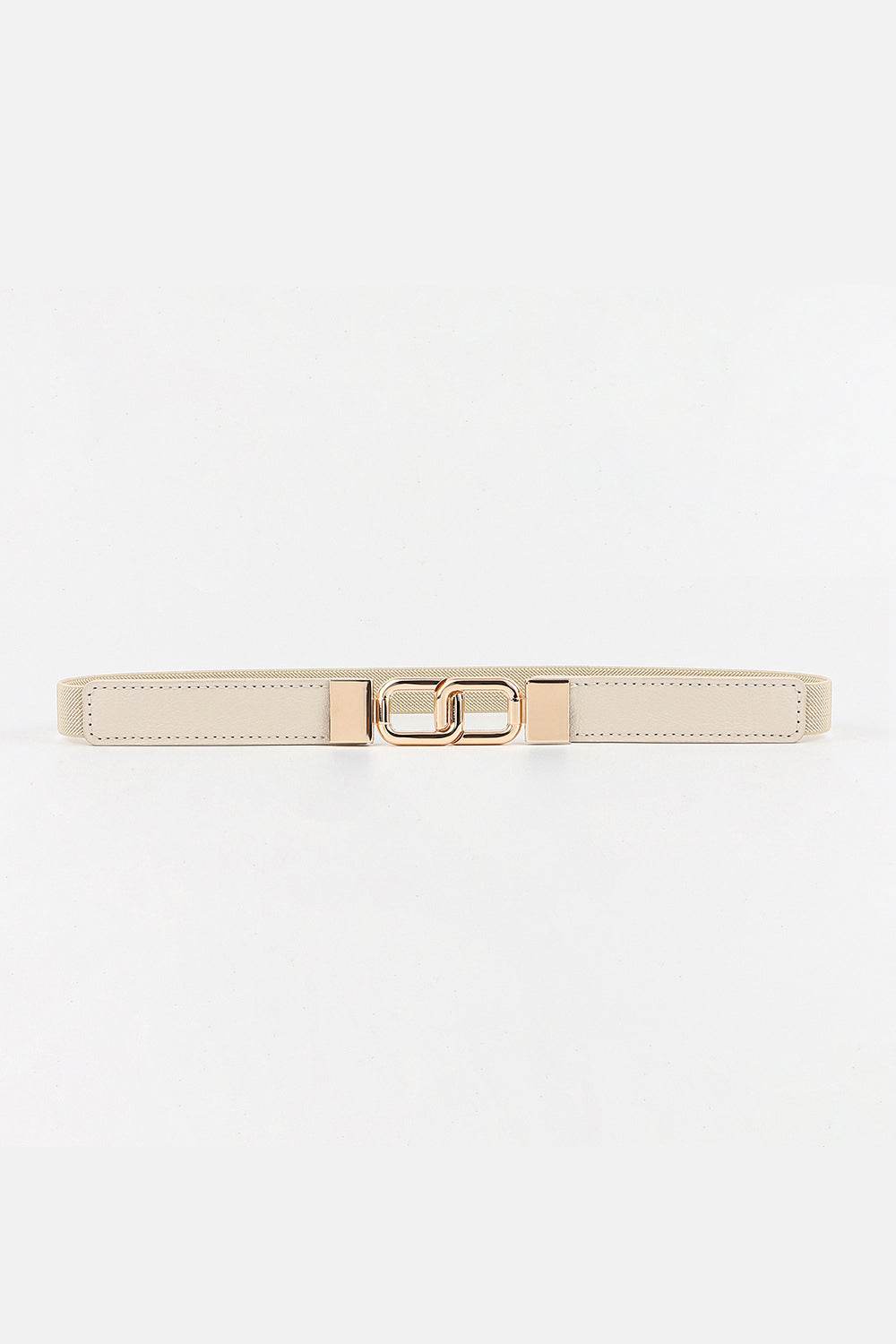 Geometric Double Buckle Elastic Belt - Hovatok