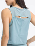 Millennia Round Neck Cropped Active Tank - Hovatok