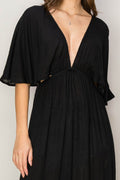 HYFVE Tie Back Maxi Split Cover Up Dress - Hovatok