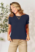 Basic Bae Full Size Round Neck Short Sleeve T-Shirt - Hovatok