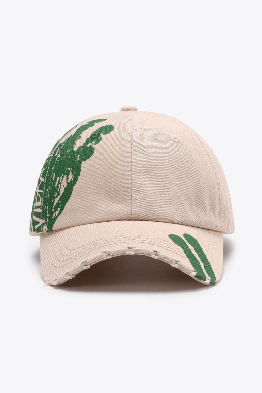 VIBRA Graphic Distressed Adjustable Baseball Cap - Hovatok