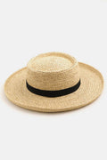Fame Wide Brim Straw Weave Hat - Hovatok