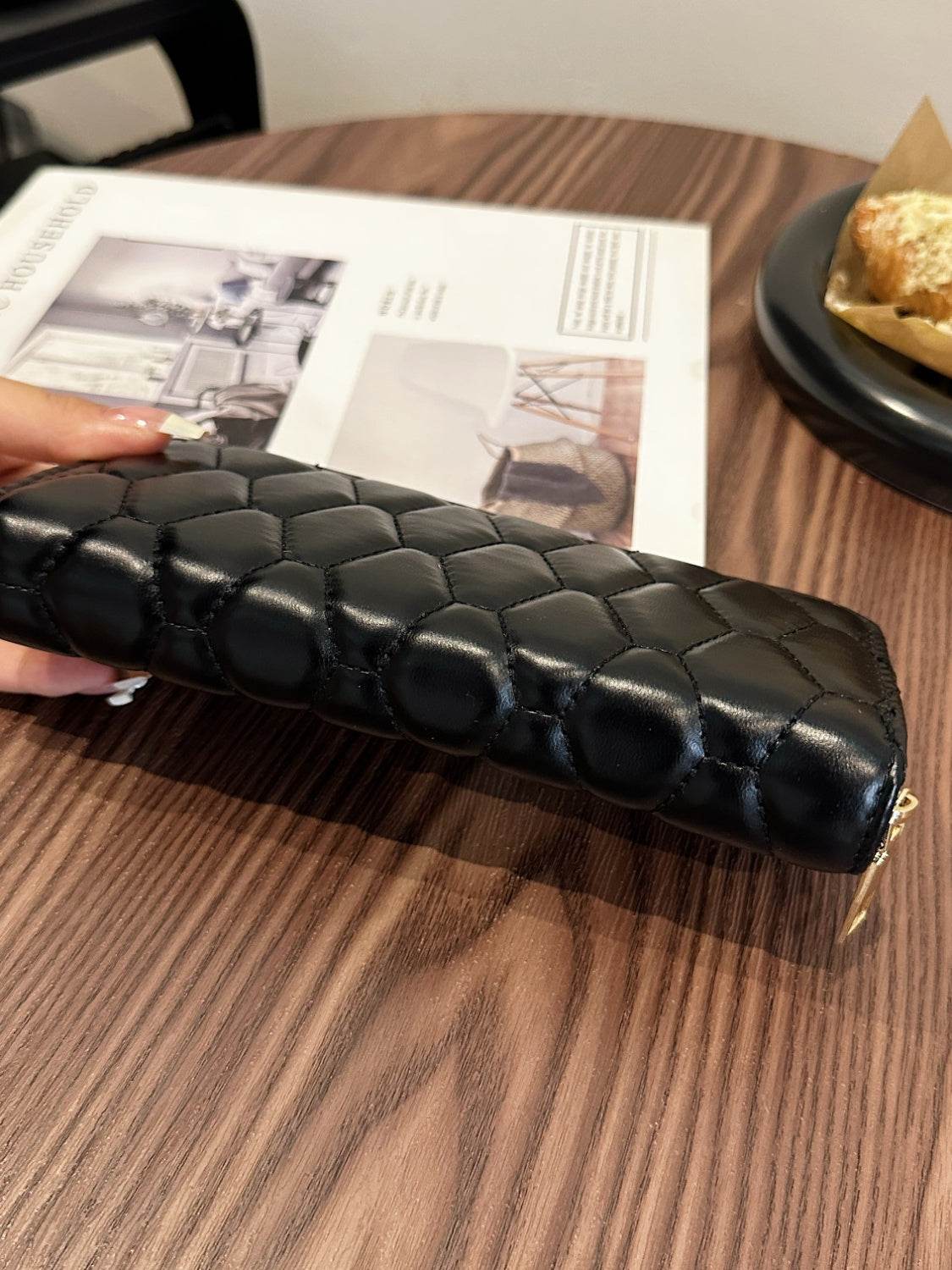PU Leather Solid Color Wallet - Hovatok