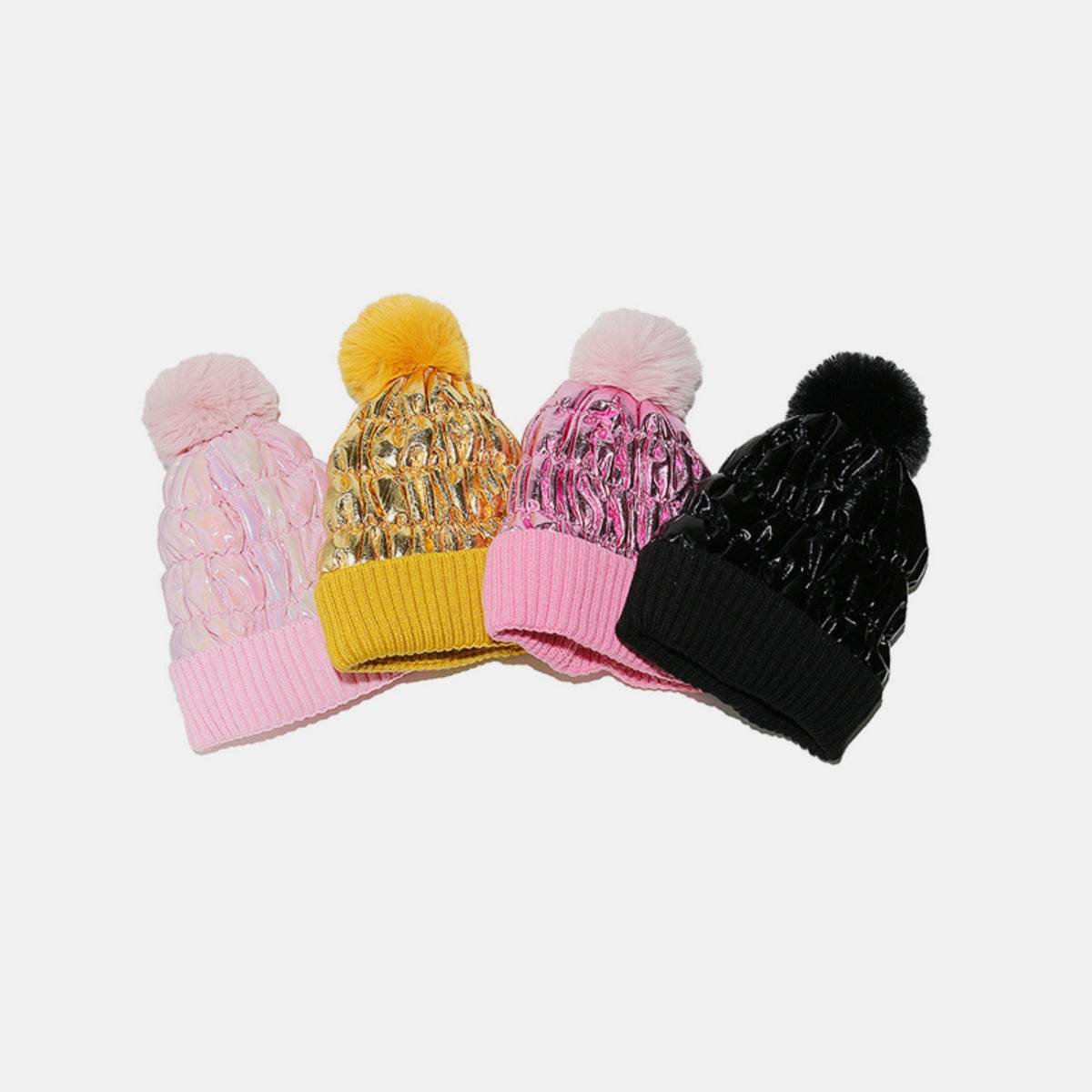 Thermal Knit Hat with Pompom - Hovatok