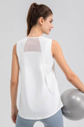 Round Neck Wide strap Active Tank - Hovatok