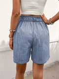 Perfee Frill Shorts with Pockets - Hovatok