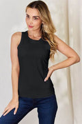 Basic Bae Full Size Round Neck Slim Tank - Hovatok