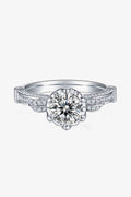 Adored 1 Carat Moissanite 925 Sterling Silver Ring - Hovatok