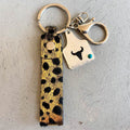 Genuine Leather Alloy Keychain - Hovatok