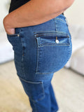 Judy Blue Full Size High Waist Cargo Jeans - Hovatok