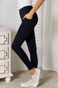 Basic Bae Wide Waistband Sports Leggings - Hovatok