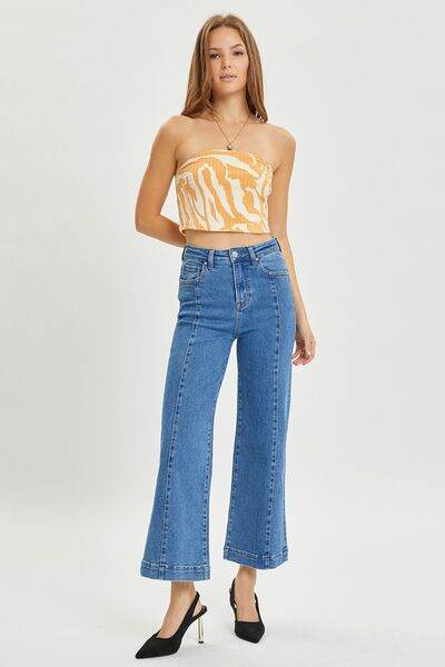 RISEN Full Size High Rise Wide Leg Jeans - Hovatok