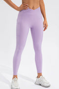 High Waist Active Leggings with Pockets - Hovatok