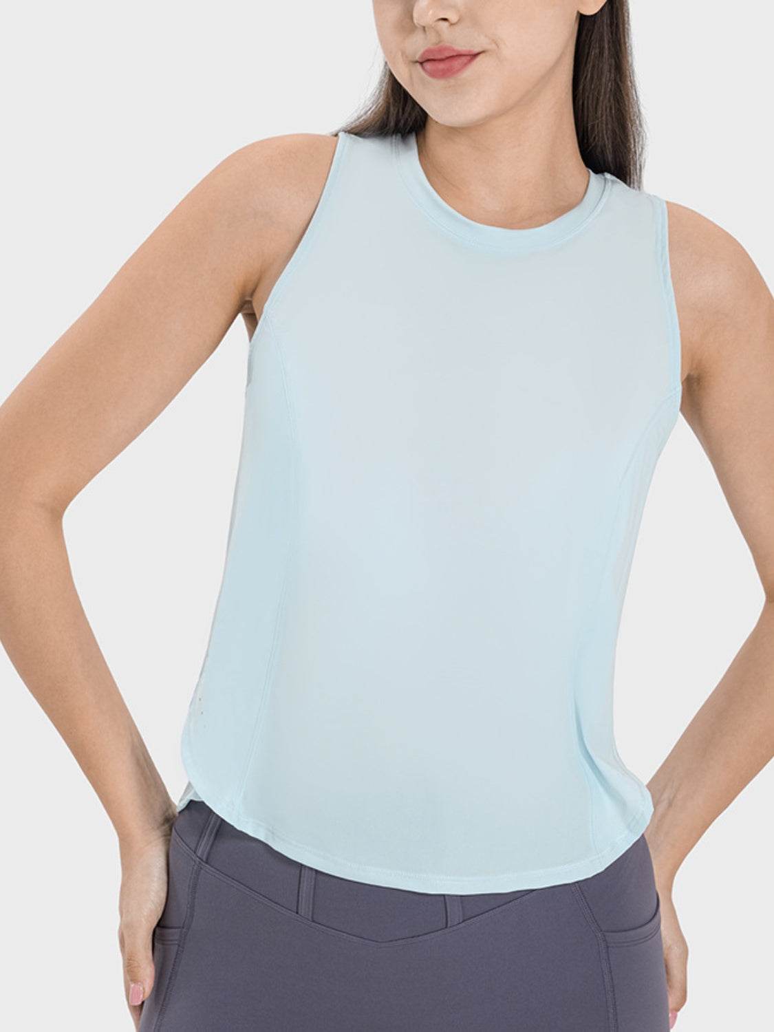 Millennia Round Neck Active Tank - Hovatok