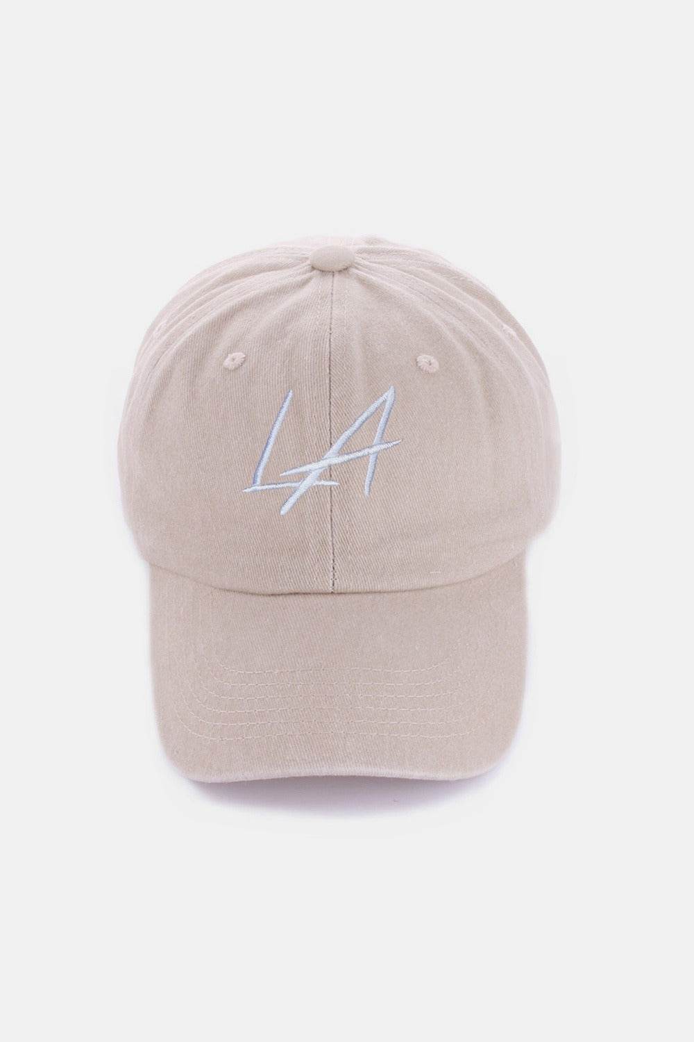 Zenana Washed Embroidered City Baseball Cap - Hovatok