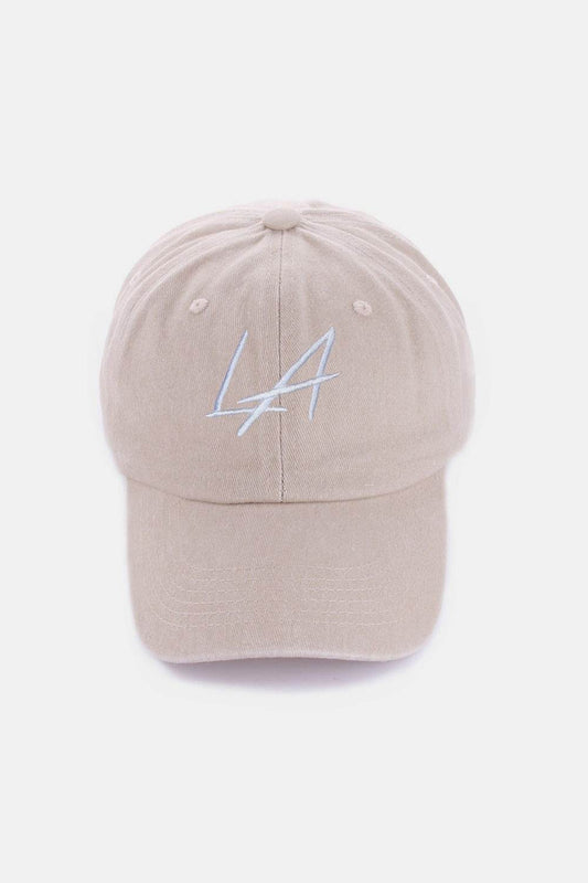 Zenana Washed Embroidered City Baseball Cap - Hovatok