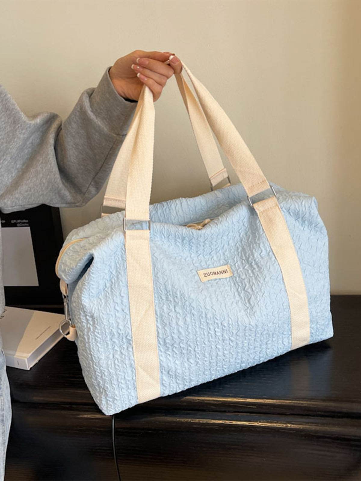 Texture Oxford Cloth Travel Bag - Hovatok