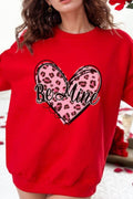 Valentine's Day BE MINE Heart Long Sleeve Sweatshirt - Hovatok