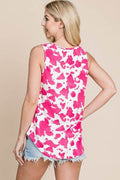 BOMBOM Printed Round Neck Tank - Hovatok