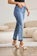 Judy Blue Full Size Release Hem Cropped Bootcut Jeans - Hovatok