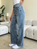 Judy Blue Full Size High Waist Straight Jeans - Hovatok