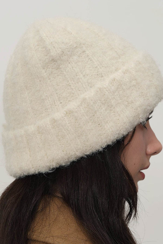 Solid Color Thermal Knit Hat - Hovatok