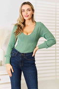 Basic Bae Scoop Neck Long Sleeve Top - Hovatok