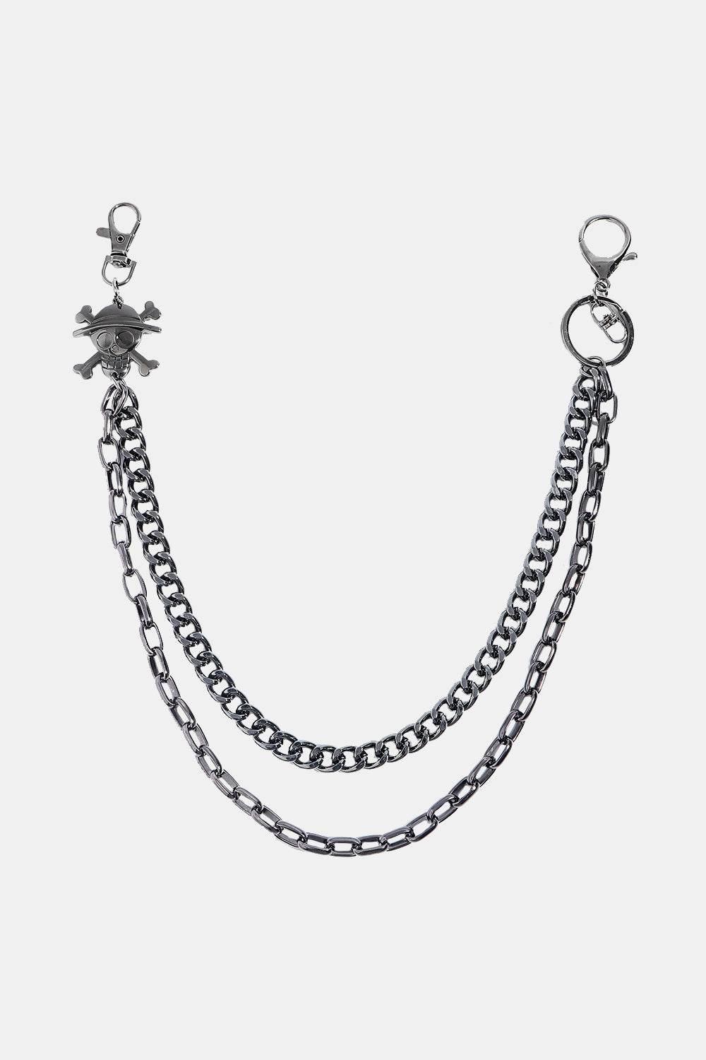 Treasure Point Shape Double Layer Alloy Belt - Hovatok